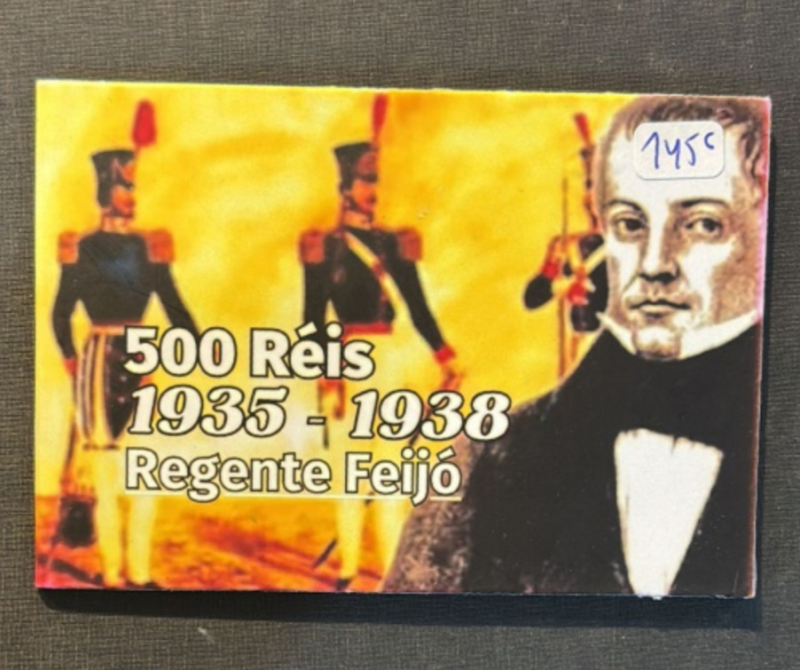 Blister 500 Réis Regente Feijó – 1938