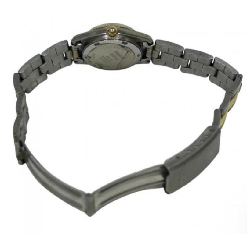 Relógio Vintage Technos Riviera Quartz Bicolor - Funcionando Perfeitamente