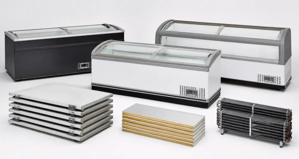 CONSERVADORES TIPO ILHA, PAINÉIS E EQUIPAMENTOS DE REFRIGERAÇÃO — foto 1