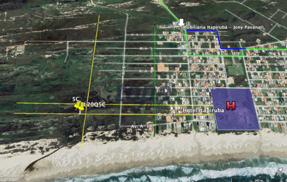 Lote 20 – Quadra 5C – Setor C – Loteamento Balneário Itapirubá – Praia de Itapirubá – Laguna/SC