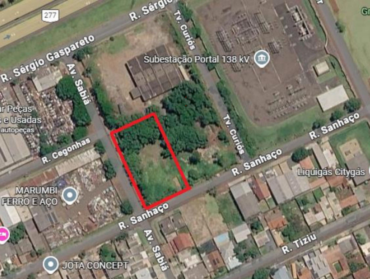 Terreno Urbano - Rua Sanhaço esquina com a Avenida Sabiá - Portal da Foz - Foz do Iguaçu/PR — foto 1
