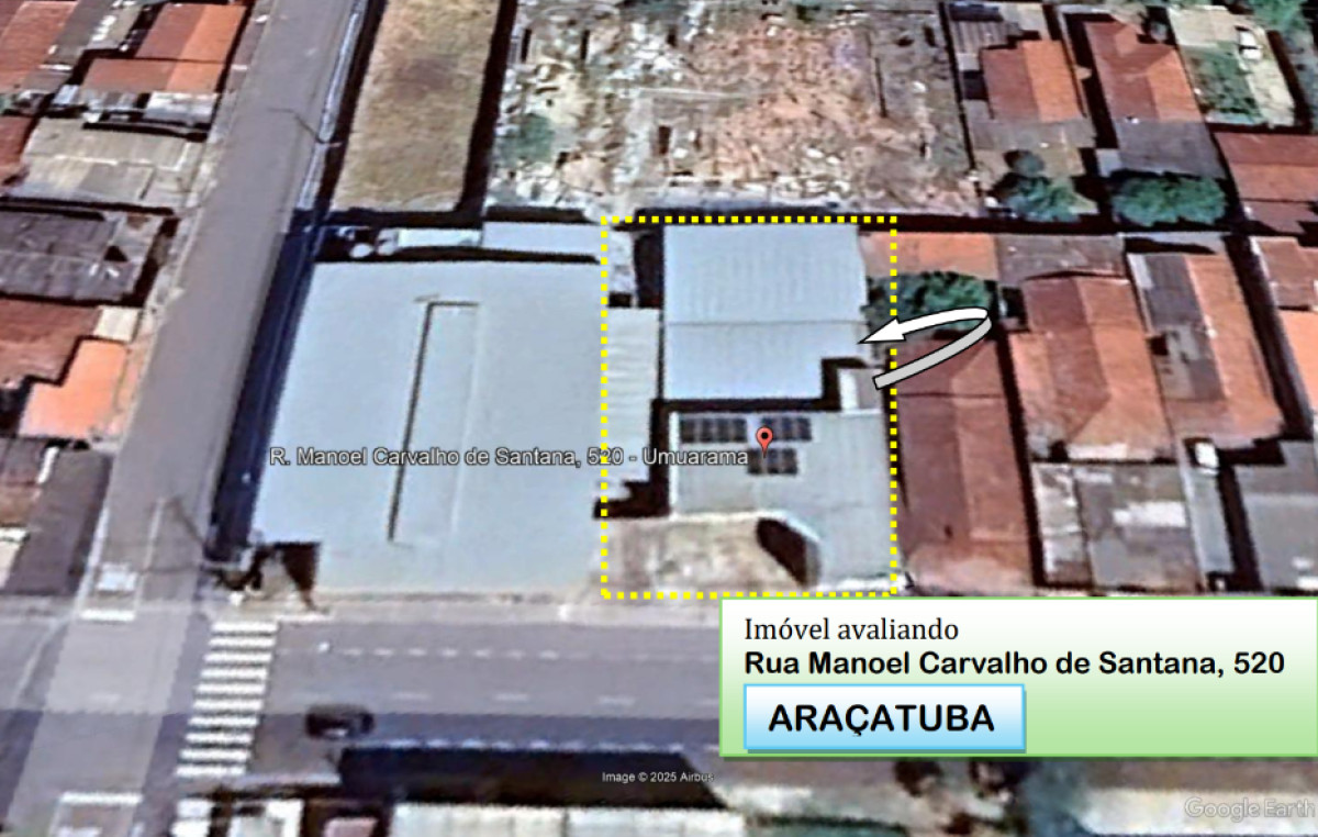 Imóvel Comercial - Rua Manoel Carvalho de Santana, 520 - Umuarama - Araçatuba/SP — foto 2