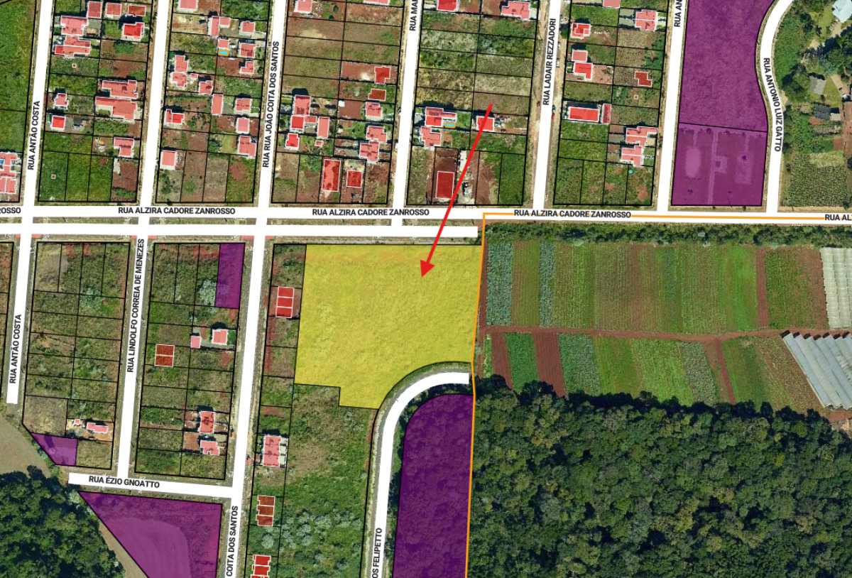 Terreno - Rua Alzira Cadore Zanrosso, 1470-D - Araras - Chapecó/SC — foto 1