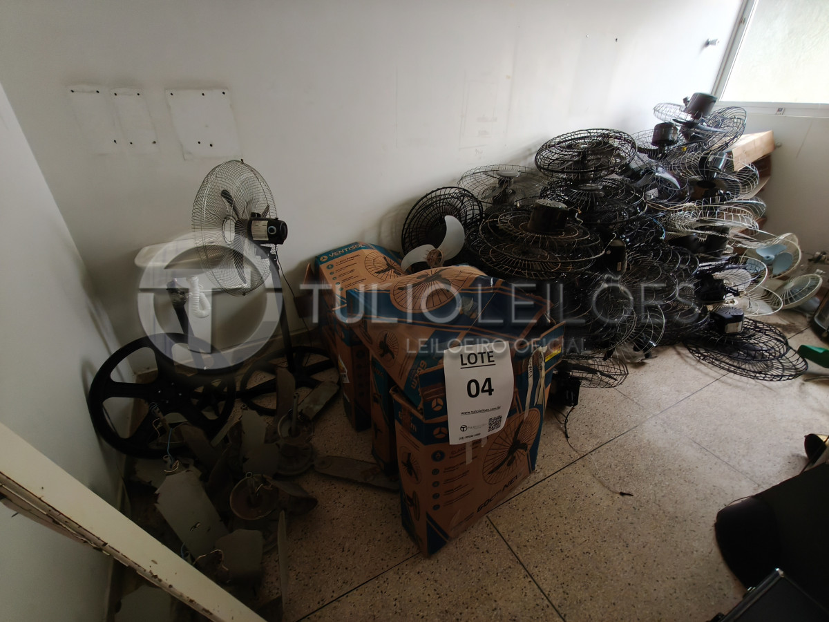 Lote de Ventiladores - Várias Unidades - Inservível