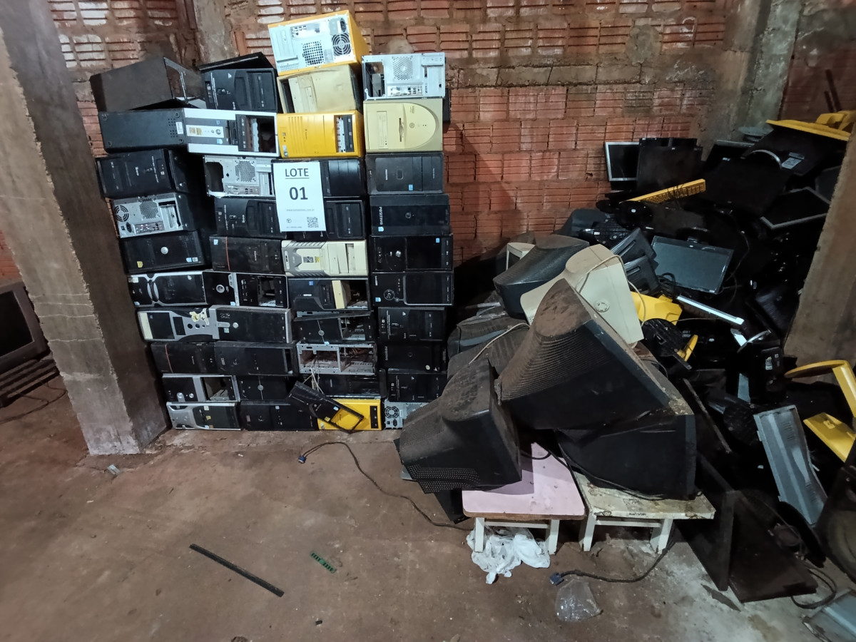 Lote de Informática e Eletrônicos , Como: Tvs, Cpu’s, Monitores, Impressoras e Etc.